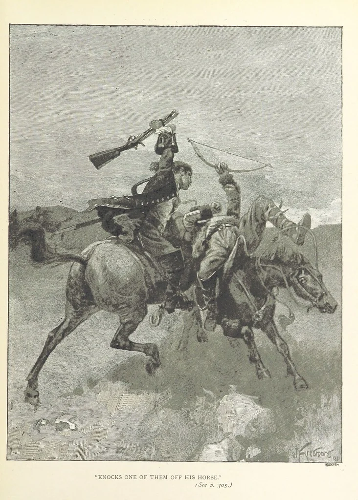 An illustration from The Life and Strange Surprising Adventures of Robinson Crusoe ... Illustrated, 1895, leaf 331