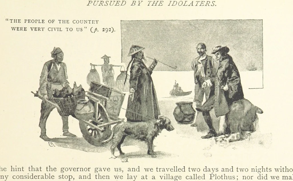 An illustration from The Life and Strange Surprising Adventures of Robinson Crusoe ... Illustrated, 1895, leaf 333