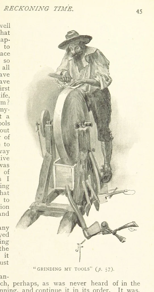 An illustration from The Life and Strange Surprising Adventures of Robinson Crusoe ... Illustrated, 1895, leaf 51