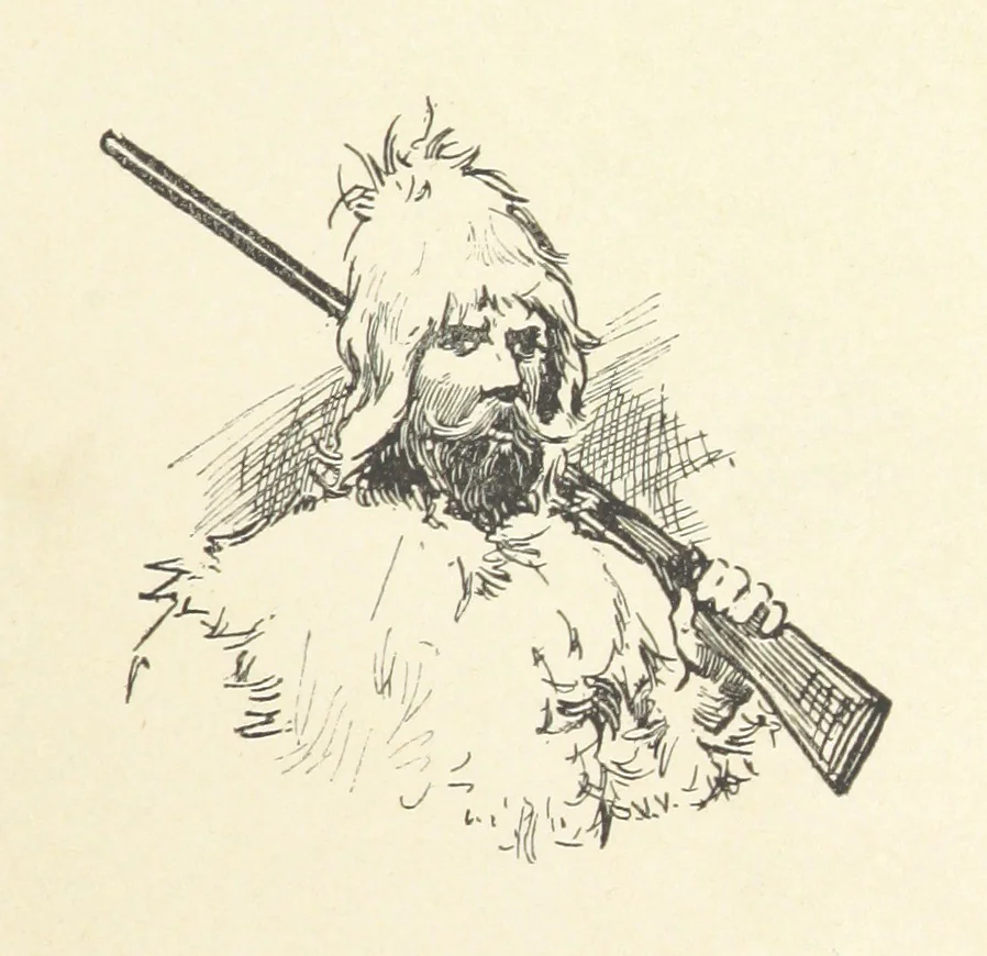 An illustration from The Life and Strange Surprising Adventures of Robinson Crusoe ... Illustrated, 1895, leaf 9