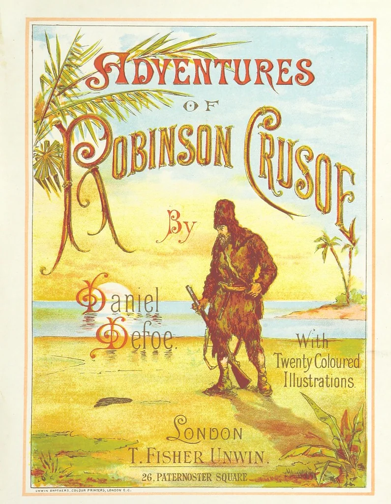 An illustration from The Adventures of Robinson Crusoe ... Newly edited after the original editions. With twenty illustrations by Kauffman. [Parts 1 and 2, abridged. With an introduction signed: S. R. B, 1884, leaf 11