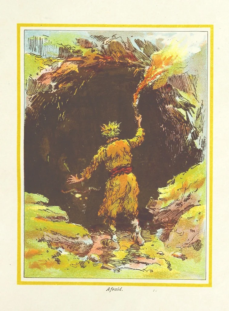 An illustration from The Adventures of Robinson Crusoe ... Newly edited after the original editions. With twenty illustrations by Kauffman. [Parts 1 and 2, abridged. With an introduction signed: S. R. B, 1884, leaf 165