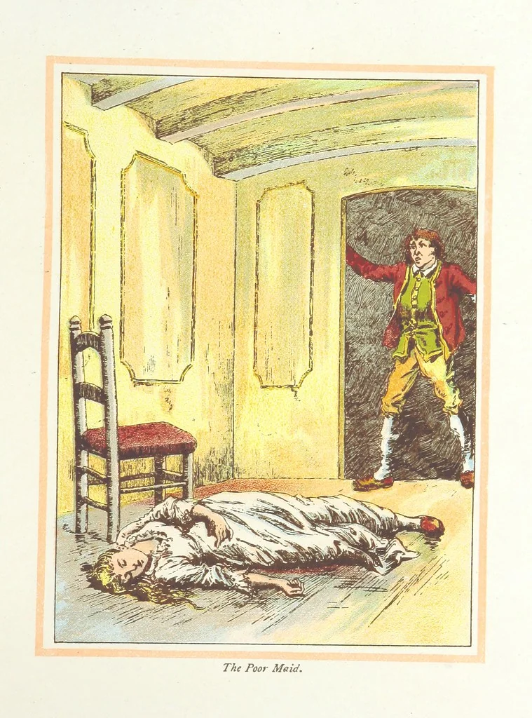 An illustration from The Adventures of Robinson Crusoe ... Newly edited after the original editions. With twenty illustrations by Kauffman. [Parts 1 and 2, abridged. With an introduction signed: S. R. B, 1884, leaf 273