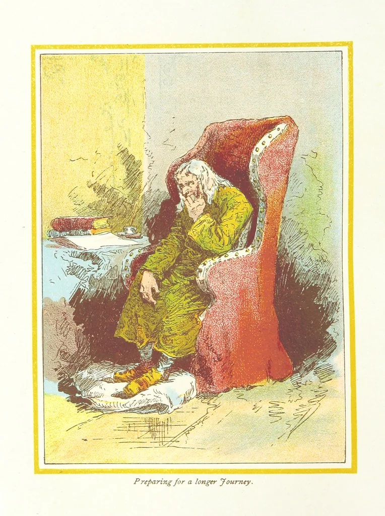An illustration from The Adventures of Robinson Crusoe ... Newly edited after the original editions. With twenty illustrations by Kauffman. [Parts 1 and 2, abridged. With an introduction signed: S. R. B, 1884, leaf 356