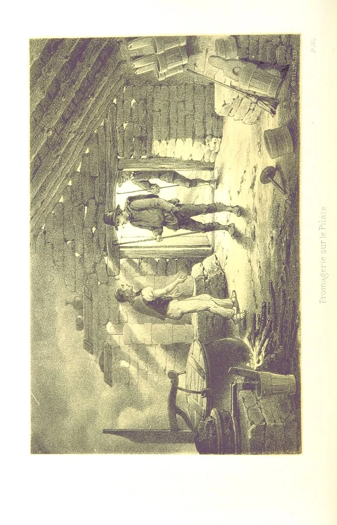 An illustration from La Suisse à pied. Souvenirs de vacances offerts aux jeunes touristes ... Avec une carte itinéraire. [With plates, 1861, leaf 122
