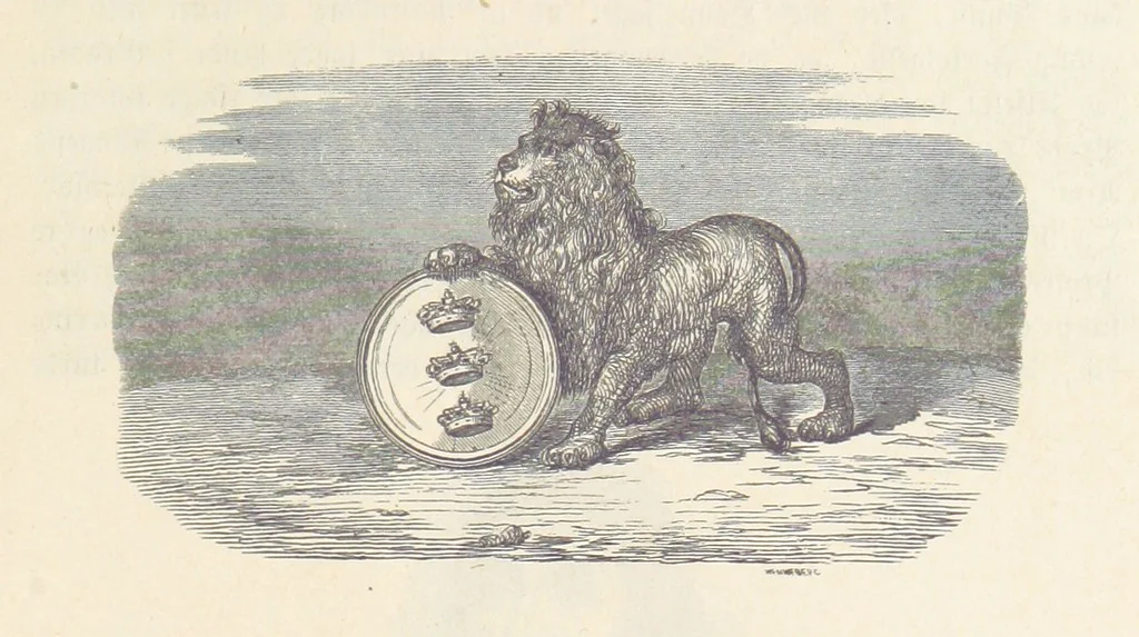 An illustration from Danmarks, Norges og Sverigs Historie, populært fremstillet efter de bedste trykte Kilder [by N. Bache] ... Med 253 Illustrationer i Træsnit, 1867, leaf 11