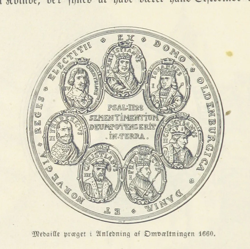 An illustration from Danmarks, Norges og Sverigs Historie, populært fremstillet efter de bedste trykte Kilder [by N. Bache] ... Med 253 Illustrationer i Træsnit, 1867, leaf 122