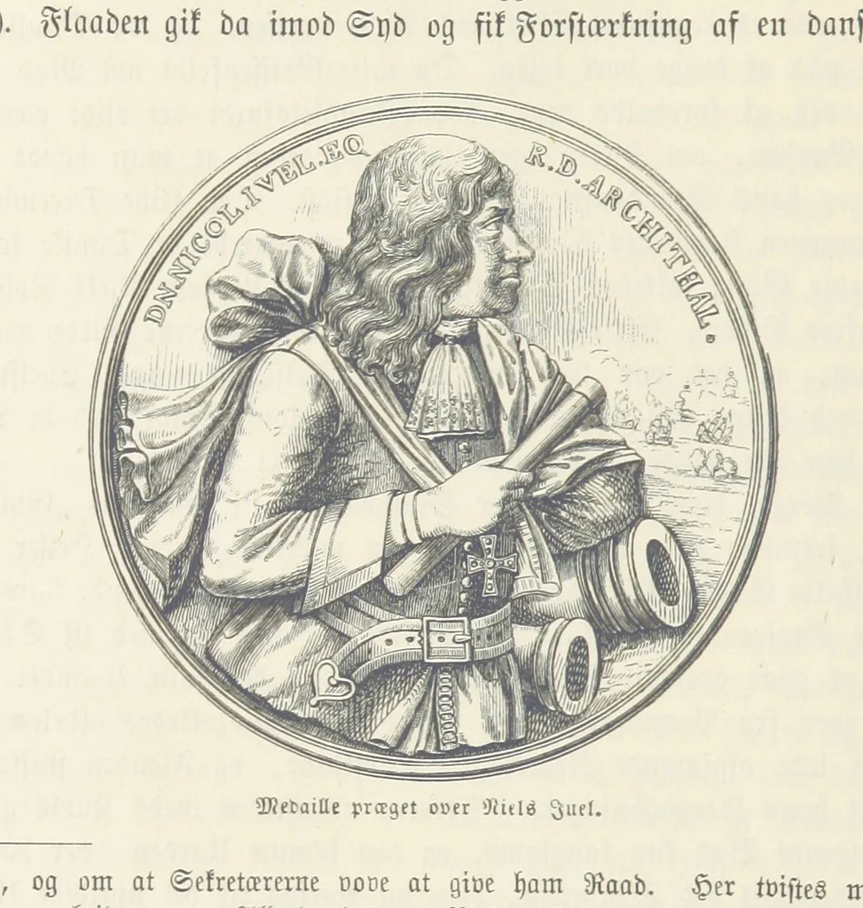 An illustration from Danmarks, Norges og Sverigs Historie, populært fremstillet efter de bedste trykte Kilder [by N. Bache] ... Med 253 Illustrationer i Træsnit, 1867, leaf 156