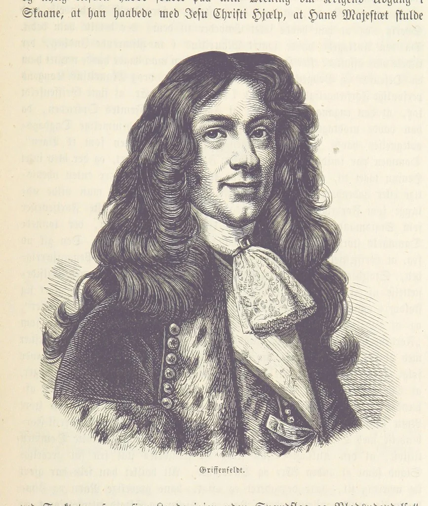 An illustration from Danmarks, Norges og Sverigs Historie, populært fremstillet efter de bedste trykte Kilder [by N. Bache] ... Med 253 Illustrationer i Træsnit, 1867, leaf 185
