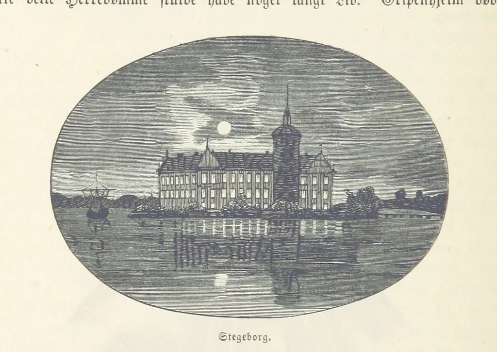 An illustration from Danmarks, Norges og Sverigs Historie, populært fremstillet efter de bedste trykte Kilder [by N. Bache] ... Med 253 Illustrationer i Træsnit, 1867, leaf 194