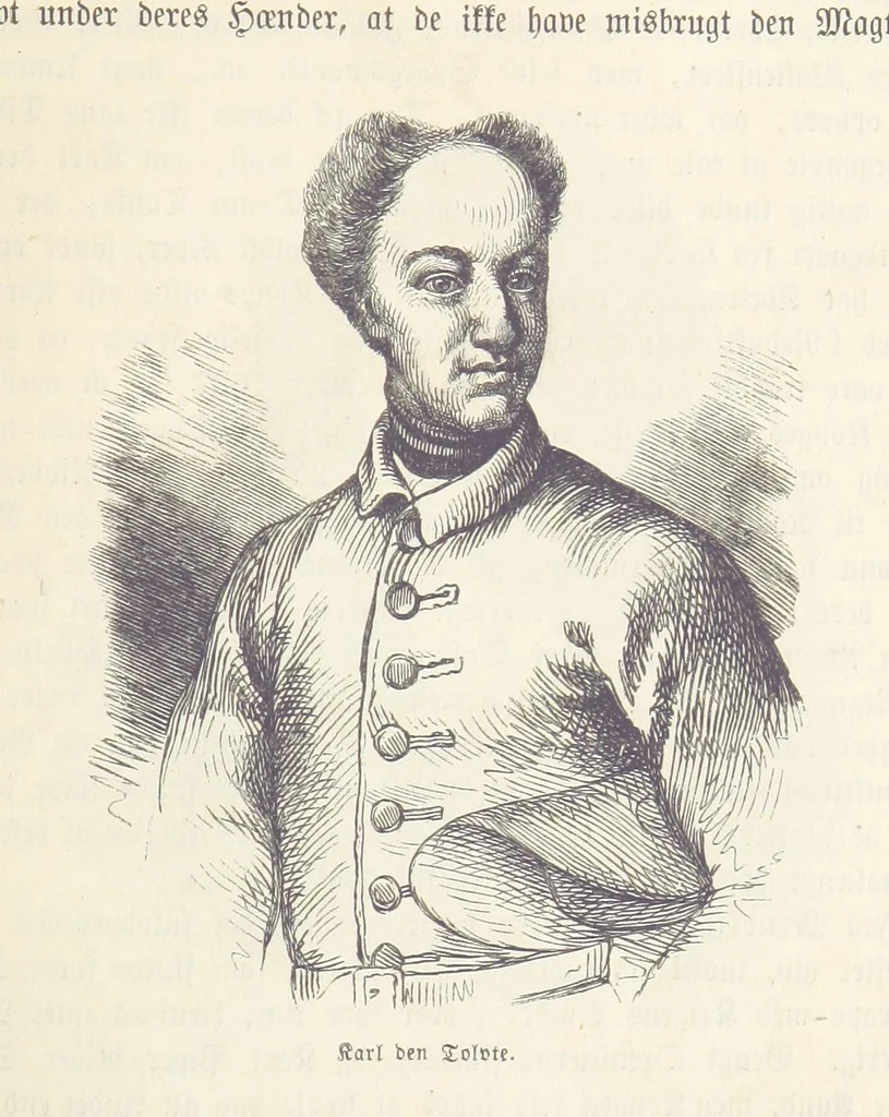 An illustration from Danmarks, Norges og Sverigs Historie, populært fremstillet efter de bedste trykte Kilder [by N. Bache] ... Med 253 Illustrationer i Træsnit, 1867, leaf 247
