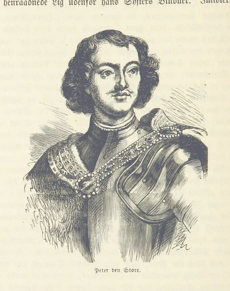 An illustration from Danmarks, Norges og Sverigs Historie, populært fremstillet efter de bedste trykte Kilder [by N. Bache] ... Med 253 Illustrationer i Træsnit, 1867, leaf 254