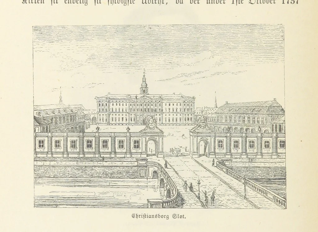 An illustration from Danmarks, Norges og Sverigs Historie, populært fremstillet efter de bedste trykte Kilder [by N. Bache] ... Med 253 Illustrationer i Træsnit, 1867, leaf 422