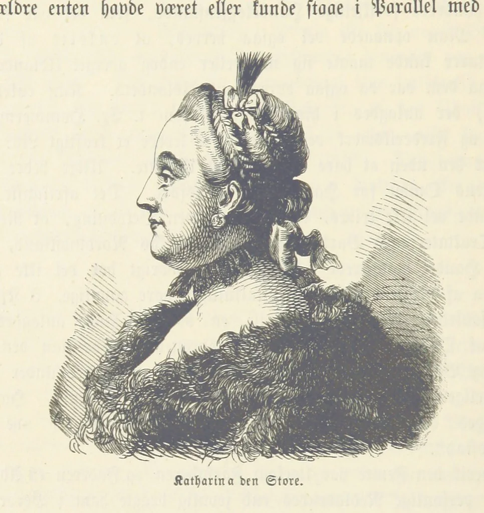 An illustration from Danmarks, Norges og Sverigs Historie, populært fremstillet efter de bedste trykte Kilder [by N. Bache] ... Med 253 Illustrationer i Træsnit, 1867, leaf 444