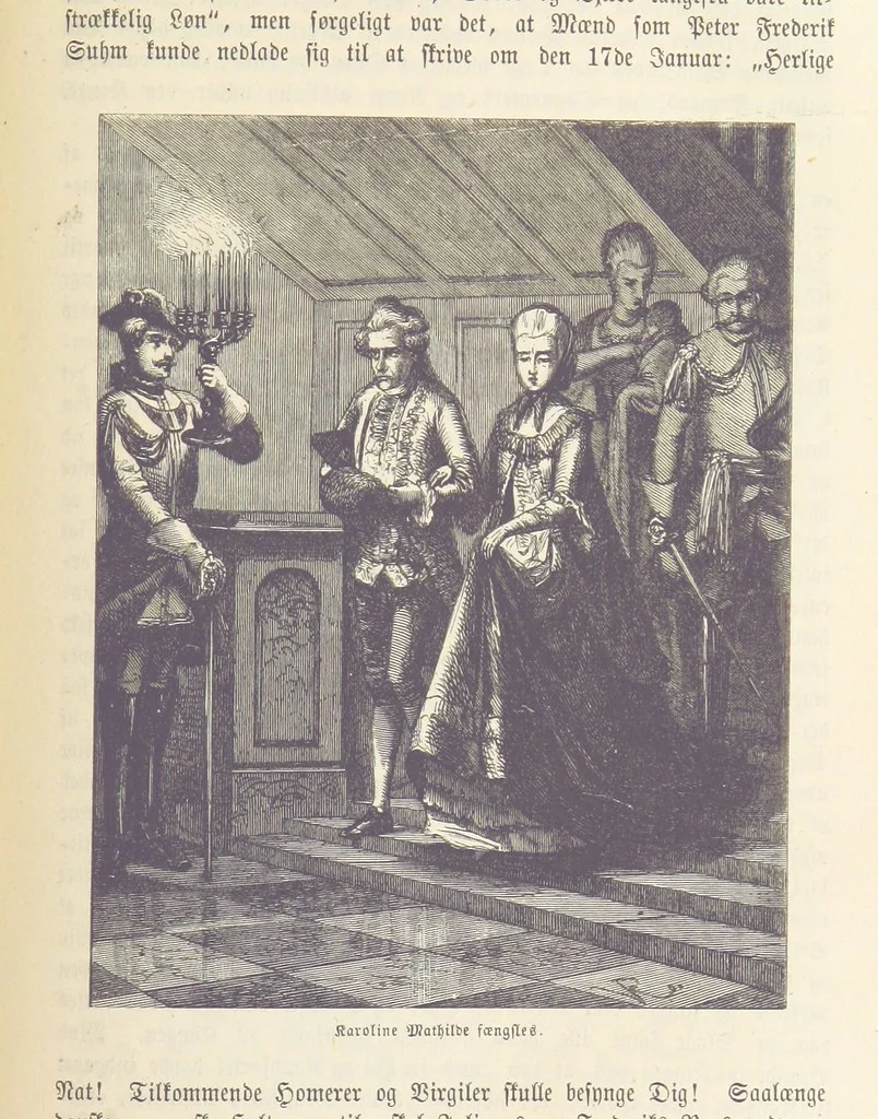 An illustration from Danmarks, Norges og Sverigs Historie, populært fremstillet efter de bedste trykte Kilder [by N. Bache] ... Med 253 Illustrationer i Træsnit, 1867, leaf 473