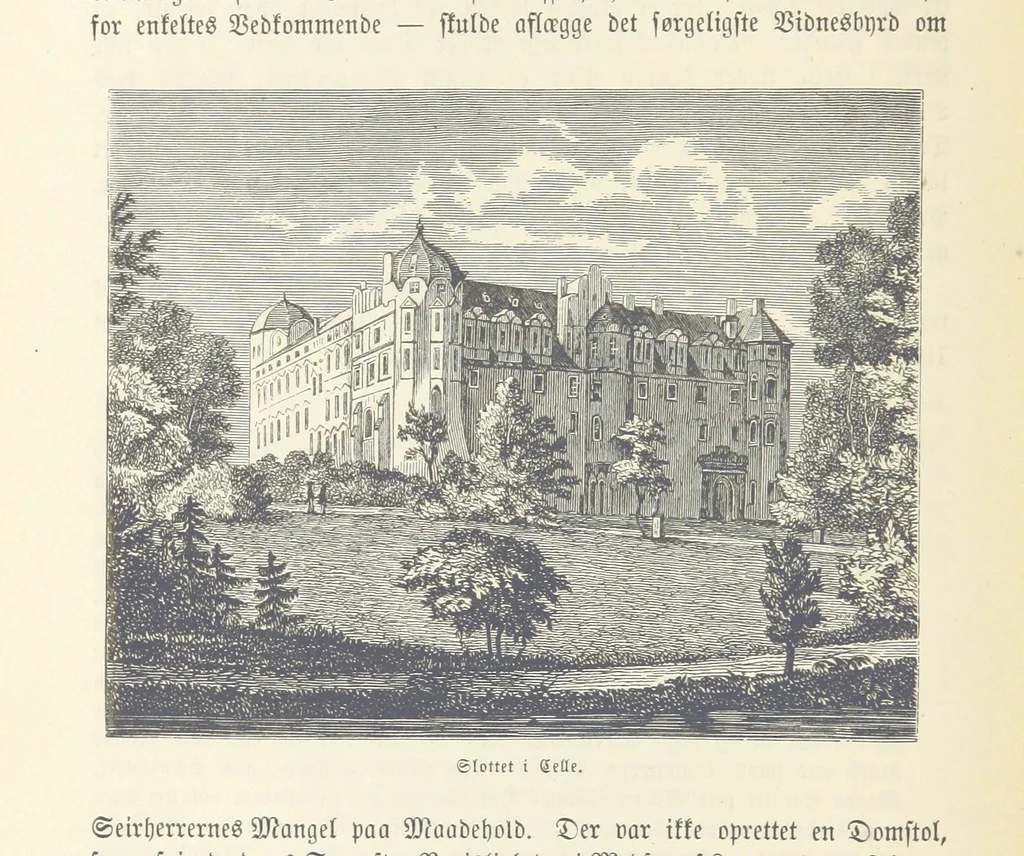An illustration from Danmarks, Norges og Sverigs Historie, populært fremstillet efter de bedste trykte Kilder [by N. Bache] ... Med 253 Illustrationer i Træsnit, 1867, leaf 484