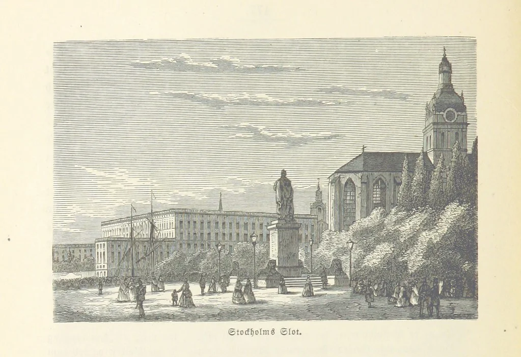 An illustration from Danmarks, Norges og Sverigs Historie, populært fremstillet efter de bedste trykte Kilder [by N. Bache] ... Med 253 Illustrationer i Træsnit, 1867, leaf 486