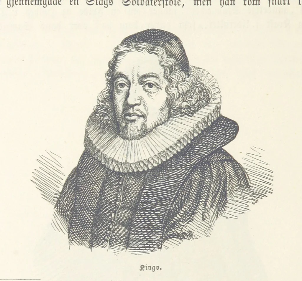 An illustration from Danmarks, Norges og Sverigs Historie, populært fremstillet efter de bedste trykte Kilder [by N. Bache] ... Med 253 Illustrationer i Træsnit, 1867, leaf 586