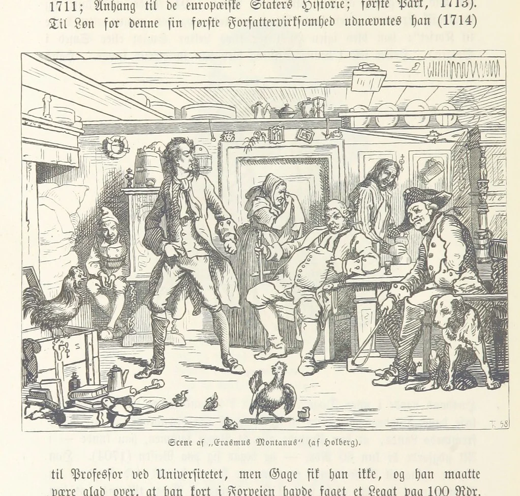 An illustration from Danmarks, Norges og Sverigs Historie, populært fremstillet efter de bedste trykte Kilder [by N. Bache] ... Med 253 Illustrationer i Træsnit, 1867, leaf 588