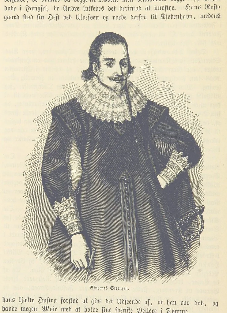 An illustration from Danmarks, Norges og Sverigs Historie, populært fremstillet efter de bedste trykte Kilder [by N. Bache] ... Med 253 Illustrationer i Træsnit, 1867, leaf 84