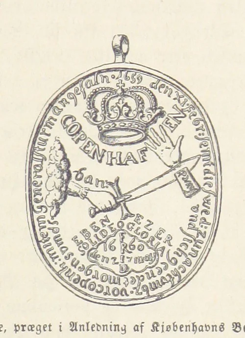 An illustration from Danmarks, Norges og Sverigs Historie, populært fremstillet efter de bedste trykte Kilder [by N. Bache] ... Med 253 Illustrationer i Træsnit, 1867, leaf 97