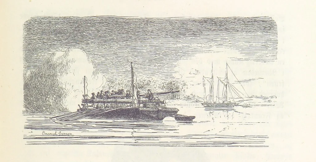 An illustration from Danmarks, Norges og Sverigs Historie, populært fremstillet efter de bedste trykte Kilder [by N. Bache] ... Med 253 Illustrationer i Træsnit, 1867, leaf 109