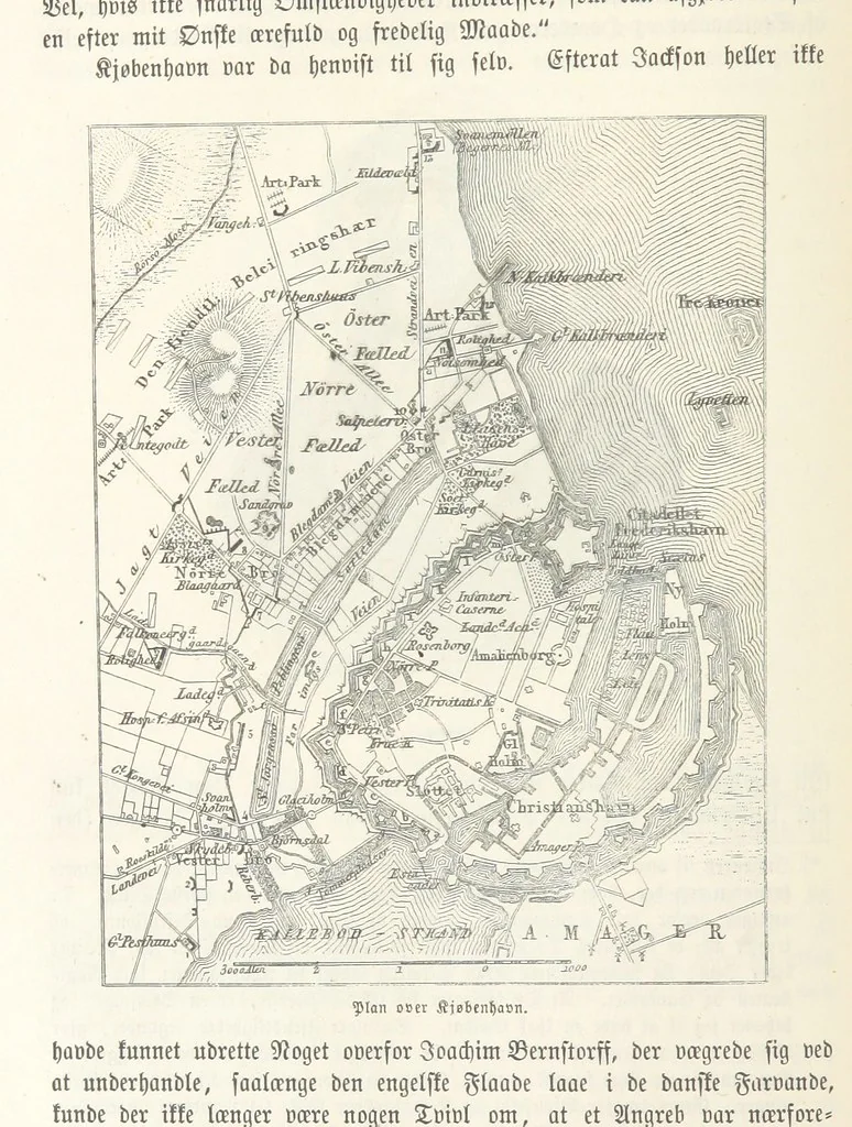 An illustration from Danmarks, Norges og Sverigs Historie, populært fremstillet efter de bedste trykte Kilder [by N. Bache] ... Med 253 Illustrationer i Træsnit, 1867, leaf 134