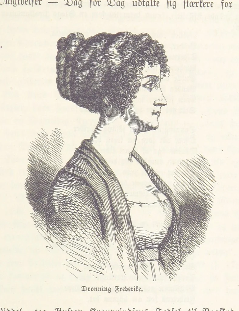 An illustration from Danmarks, Norges og Sverigs Historie, populært fremstillet efter de bedste trykte Kilder [by N. Bache] ... Med 253 Illustrationer i Træsnit, 1867, leaf 149