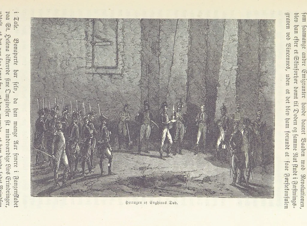 An illustration from Danmarks, Norges og Sverigs Historie, populært fremstillet efter de bedste trykte Kilder [by N. Bache] ... Med 253 Illustrationer i Træsnit, 1867, leaf 157