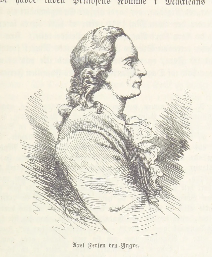 An illustration from Danmarks, Norges og Sverigs Historie, populært fremstillet efter de bedste trykte Kilder [by N. Bache] ... Med 253 Illustrationer i Træsnit, 1867, leaf 203