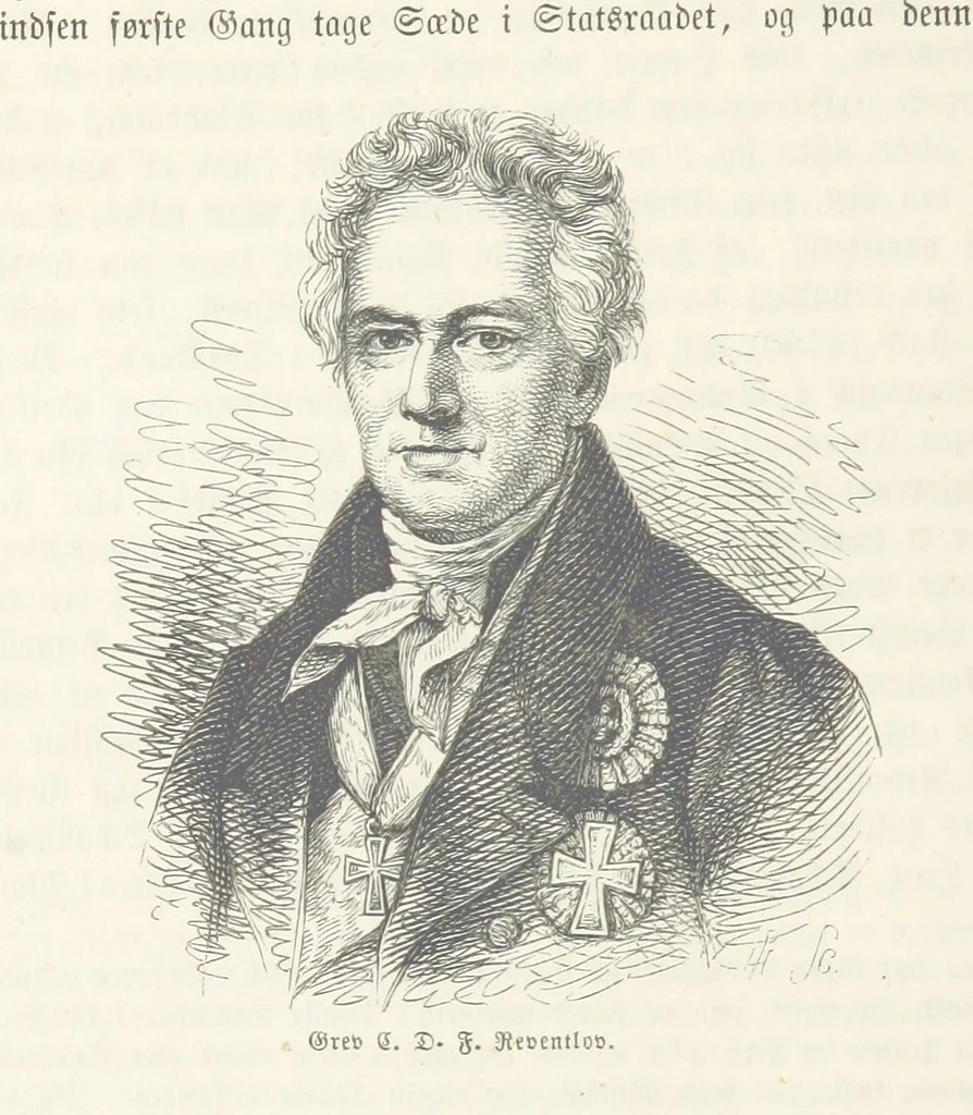 An illustration from Danmarks, Norges og Sverigs Historie, populært fremstillet efter de bedste trykte Kilder [by N. Bache] ... Med 253 Illustrationer i Træsnit, 1867, leaf 34