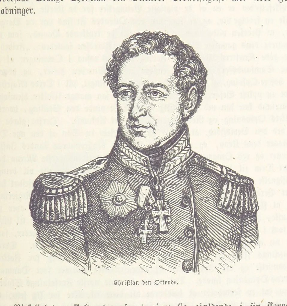 An illustration from Danmarks, Norges og Sverigs Historie, populært fremstillet efter de bedste trykte Kilder [by N. Bache] ... Med 253 Illustrationer i Træsnit, 1867, leaf 343