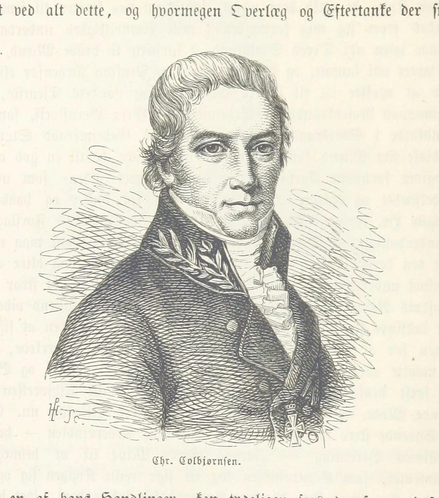 An illustration from Danmarks, Norges og Sverigs Historie, populært fremstillet efter de bedste trykte Kilder [by N. Bache] ... Med 253 Illustrationer i Træsnit, 1867, leaf 36