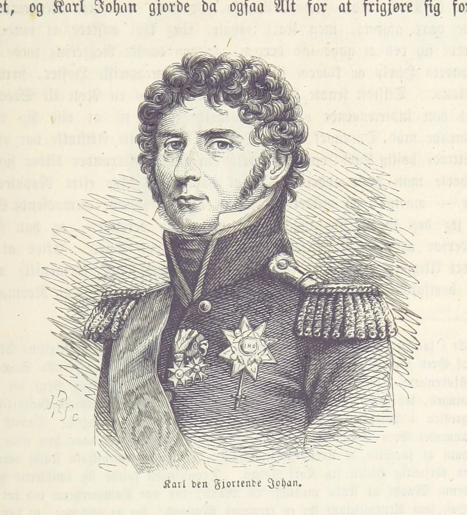 An illustration from Danmarks, Norges og Sverigs Historie, populært fremstillet efter de bedste trykte Kilder [by N. Bache] ... Med 253 Illustrationer i Træsnit, 1867, leaf 385