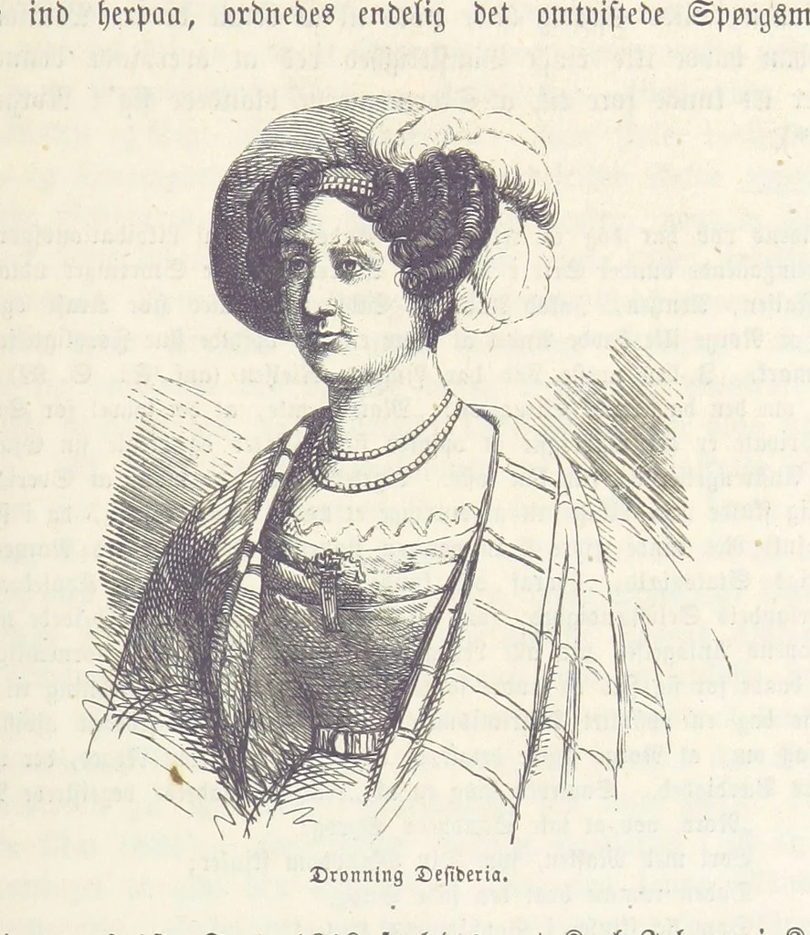 An illustration from Danmarks, Norges og Sverigs Historie, populært fremstillet efter de bedste trykte Kilder [by N. Bache] ... Med 253 Illustrationer i Træsnit, 1867, leaf 387