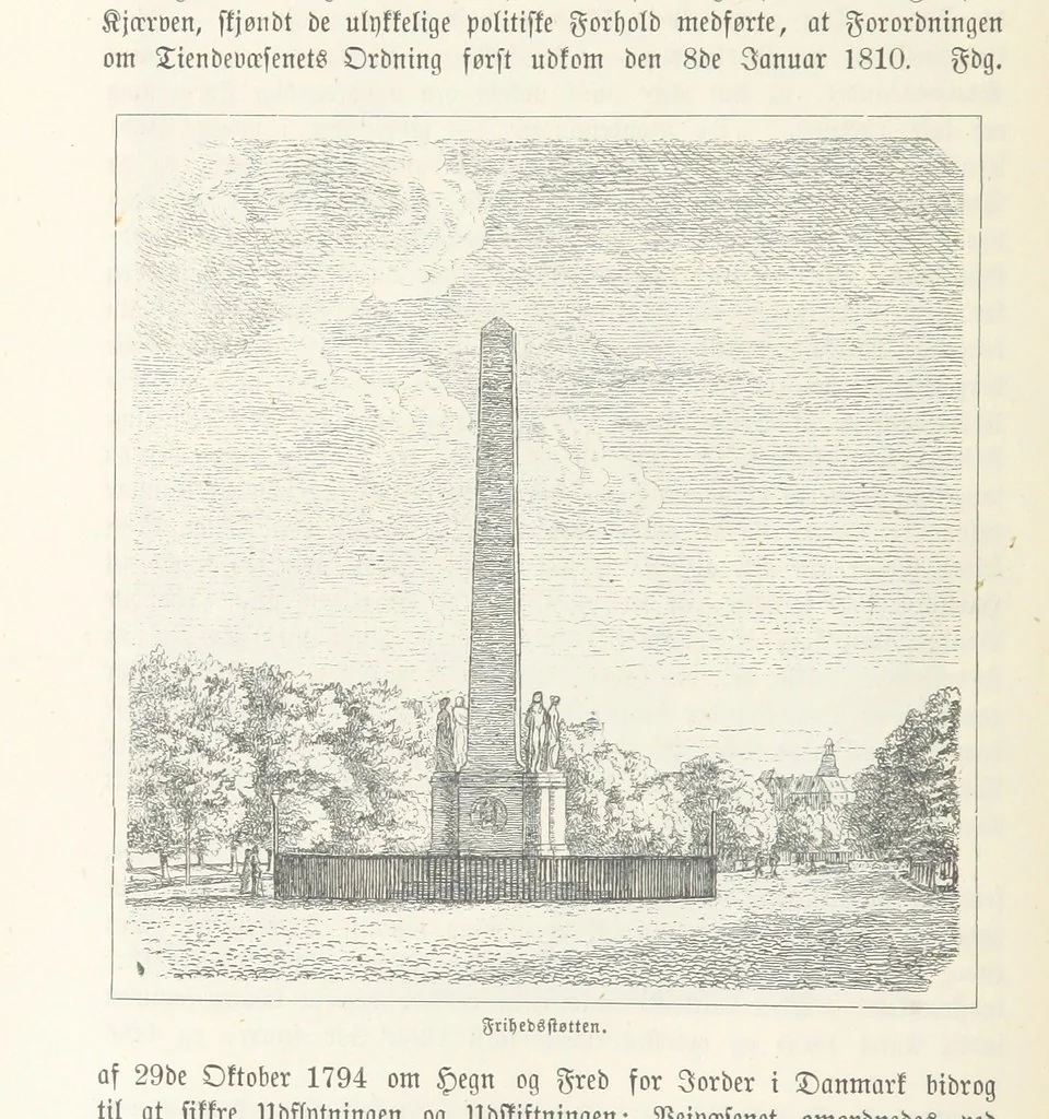 An illustration from Danmarks, Norges og Sverigs Historie, populært fremstillet efter de bedste trykte Kilder [by N. Bache] ... Med 253 Illustrationer i Træsnit, 1867, leaf 46