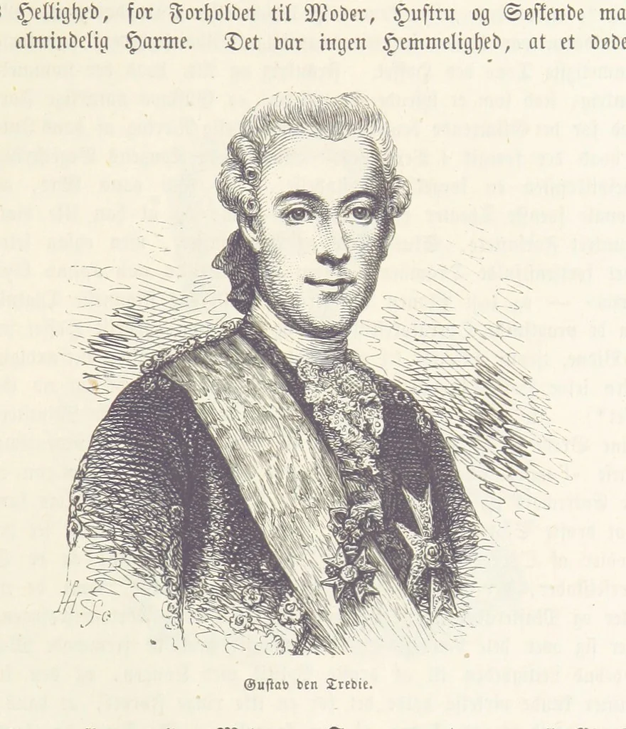 An illustration from Danmarks, Norges og Sverigs Historie, populært fremstillet efter de bedste trykte Kilder [by N. Bache] ... Med 253 Illustrationer i Træsnit, 1867, leaf 59
