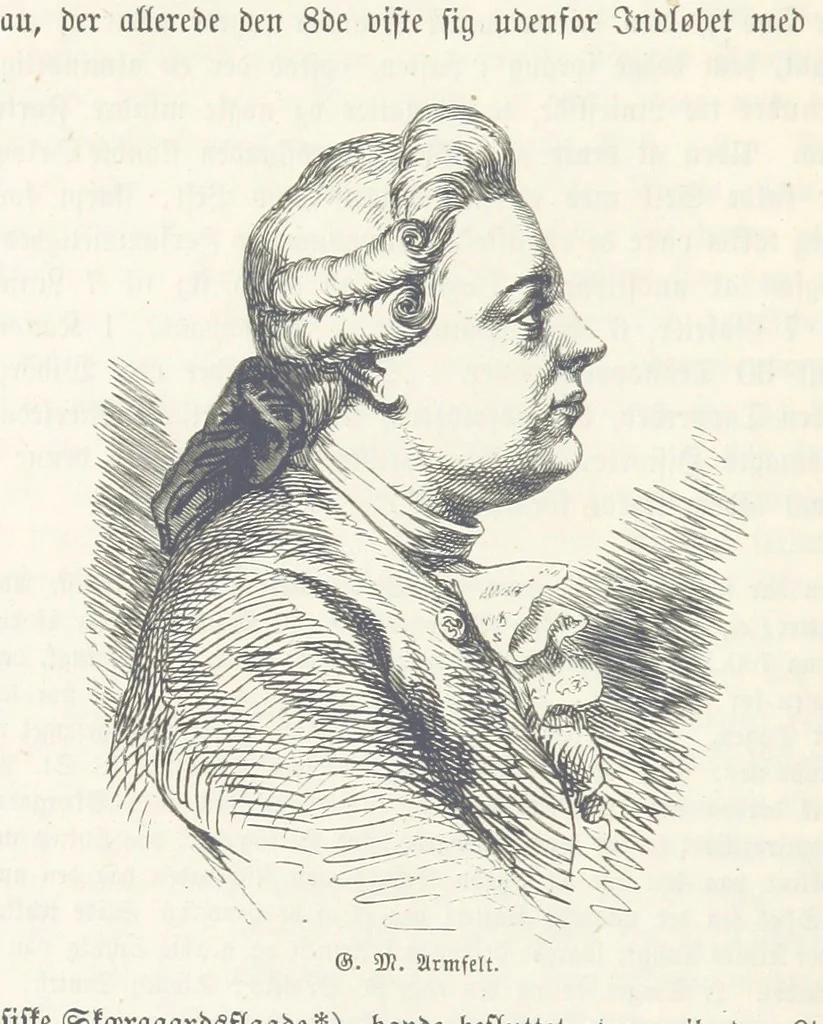 An illustration from Danmarks, Norges og Sverigs Historie, populært fremstillet efter de bedste trykte Kilder [by N. Bache] ... Med 253 Illustrationer i Træsnit, 1867, leaf 88