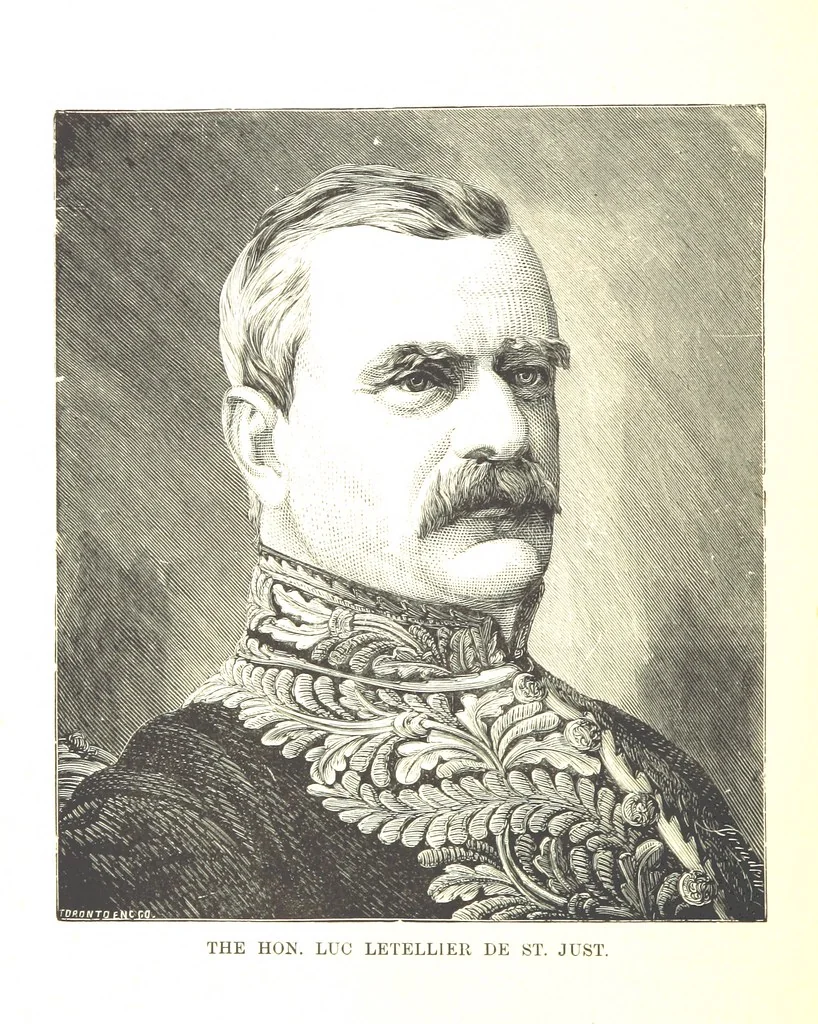 An illustration from The Last Forty Years: Canada since the union of 1841. [With plates, including portraits, 1881, leaf 238