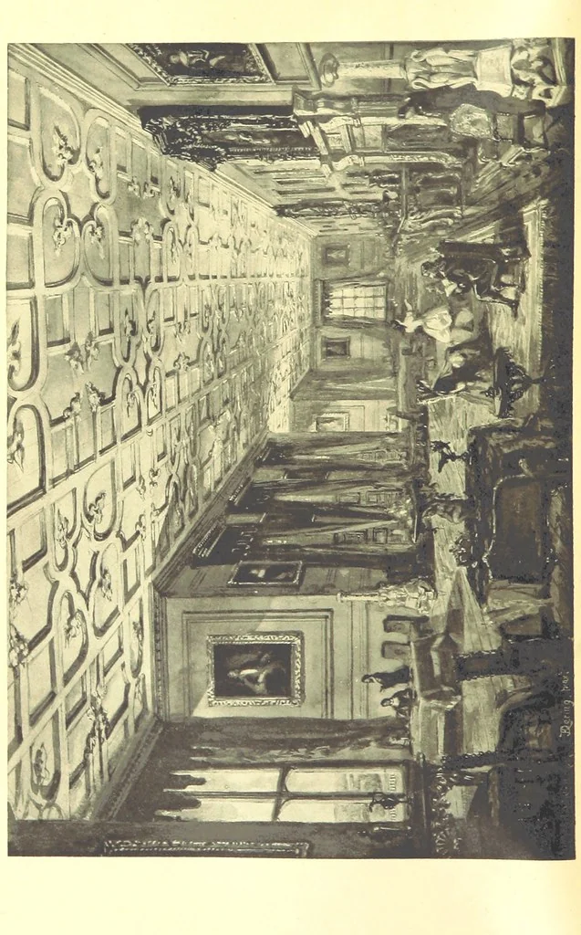 An illustration from The Ban of Maplethorpe ... With a memoir of the author, 1894, leaf 12