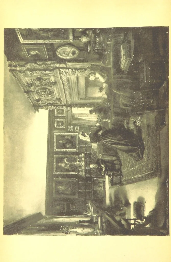 An illustration from The Ban of Maplethorpe ... With a memoir of the author, 1894, leaf 262