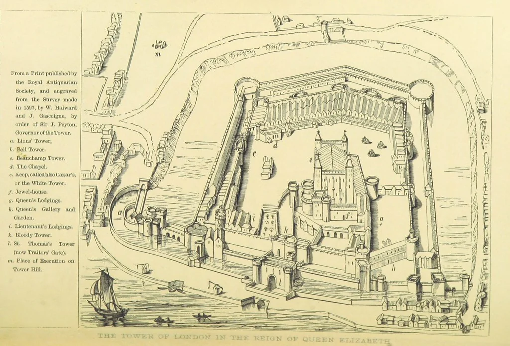 An illustration from Memorials of the Tower of London ... With illustrations, 1867, leaf 132