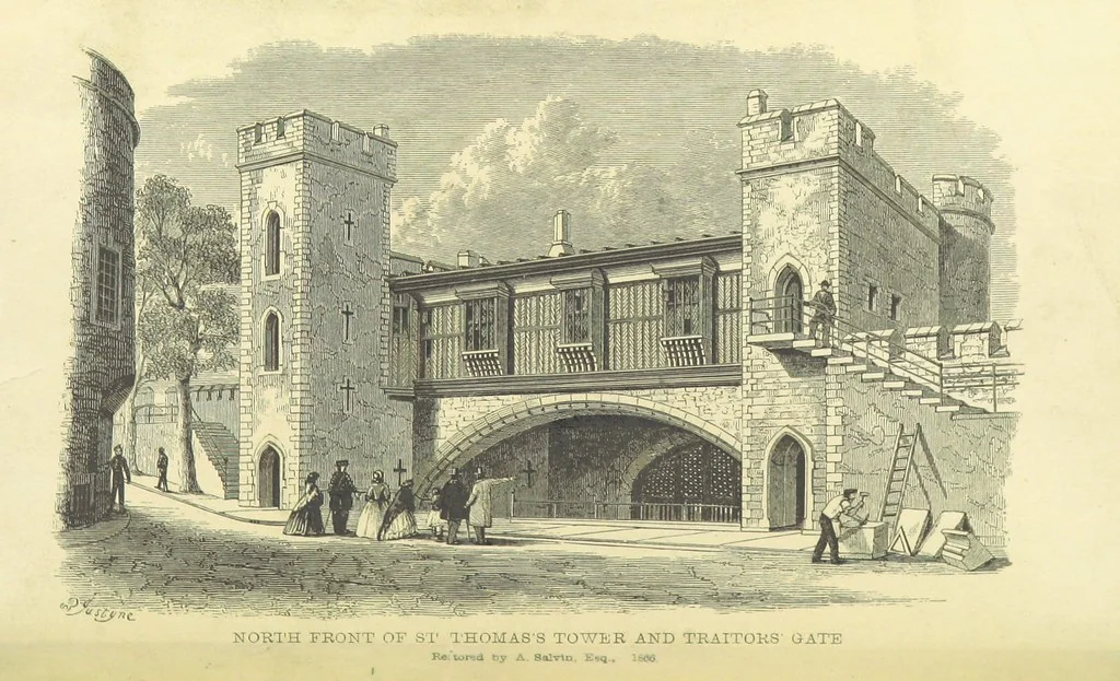 An illustration from Memorials of the Tower of London ... With illustrations, 1867, leaf 8
