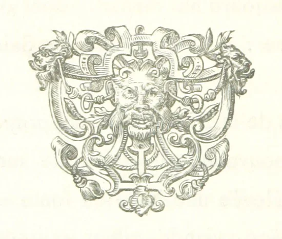 An illustration from Le Vieu Toulouse disparu. Dessins originaux de F. Mazzoli. Texte explicatif par M. M. le Baron Desazars, L. Saint-Charles, E. Lapierre, 1885, leaf 180