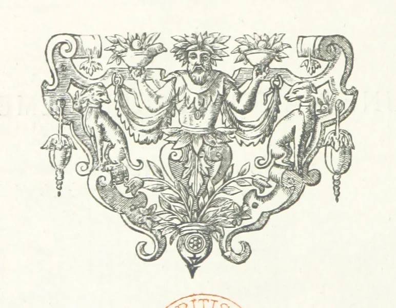 An illustration from Le Vieu Toulouse disparu. Dessins originaux de F. Mazzoli. Texte explicatif par M. M. le Baron Desazars, L. Saint-Charles, E. Lapierre, 1885, leaf 198