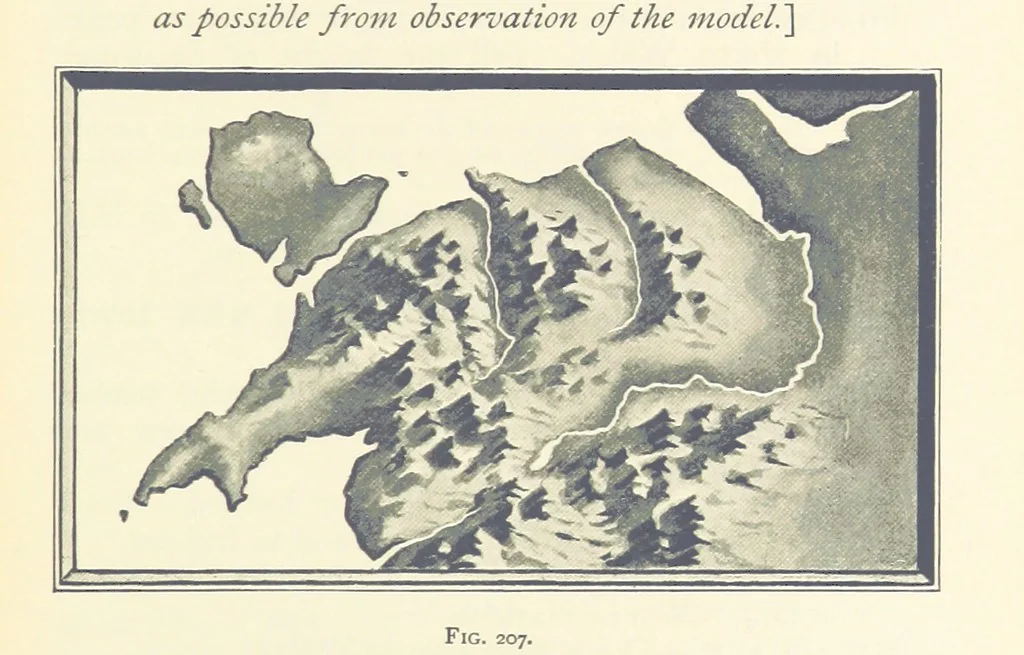 An illustration from Object Lessons in Geography for Standards I. II. & III, 1899, leaf 233