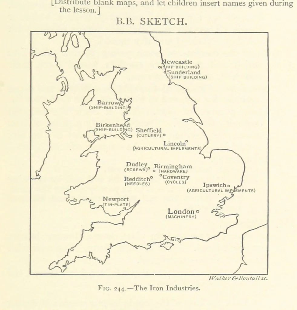 An illustration from Object Lessons in Geography for Standards I. II. & III, 1899, leaf 271