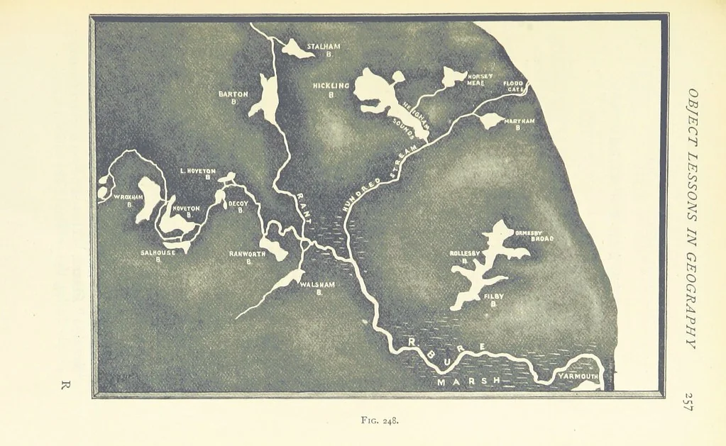 An illustration from Object Lessons in Geography for Standards I. II. & III, 1899, leaf 279