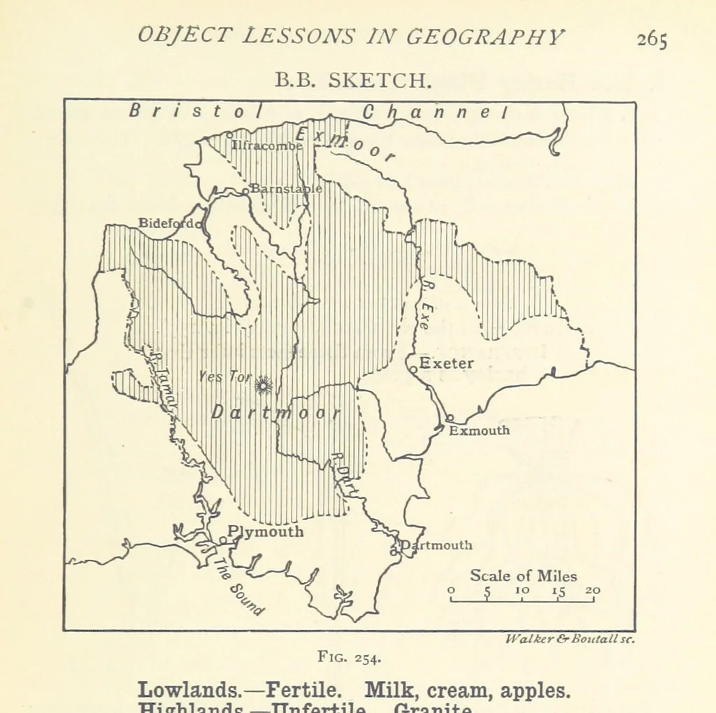 An illustration from Object Lessons in Geography for Standards I. II. & III, 1899, leaf 287