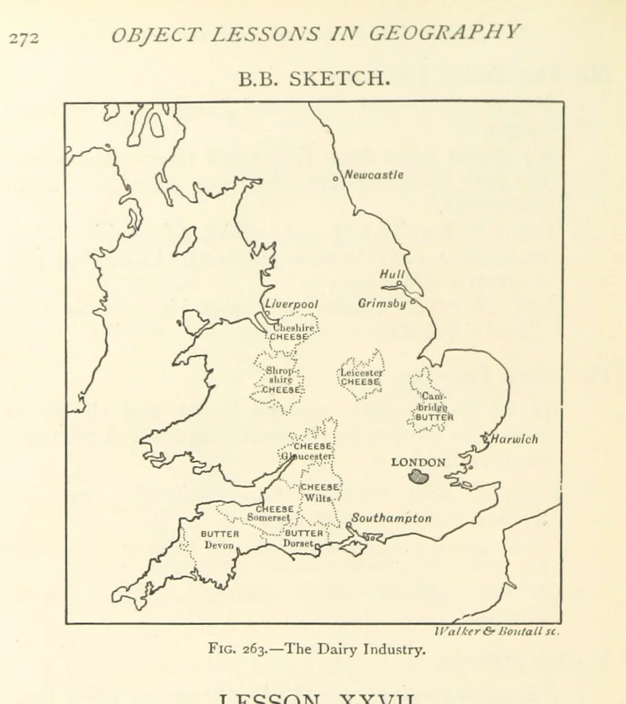 An illustration from Object Lessons in Geography for Standards I. II. & III, 1899, leaf 294